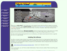 Tablet Screenshot of mysticisland.net